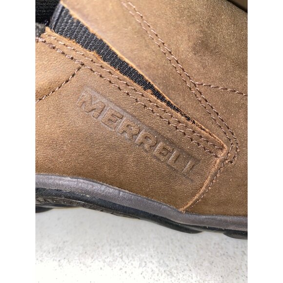 Merrell 7 Women Shoes Leather Brown Upper Rubber Outsole - Picture 4 of 5